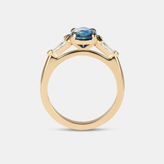 Delilah - 1.78ct Blue Sapphire Engagement Ring