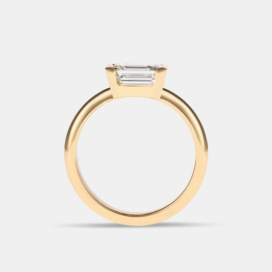 Iman Diamond Solitaire Engagement Ring