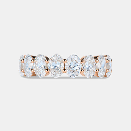 Iris Oval Diamond Eternity Ring