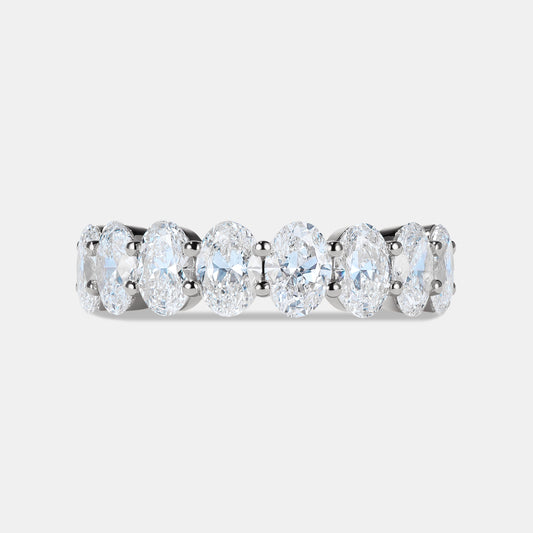 Iris Oval Diamond Eternity Ring