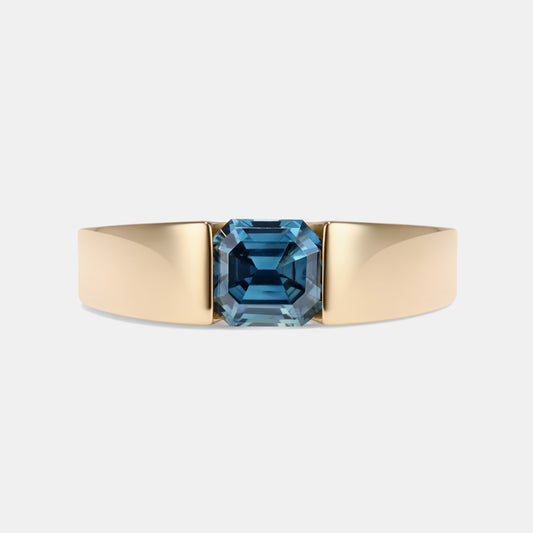 Mies - 1.41ct Teal Sapphire Engagement Ring