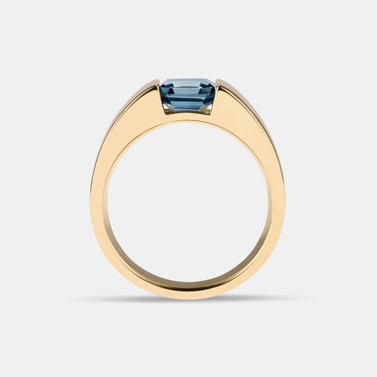 Mies - 1.41ct Teal Sapphire Engagement Ring