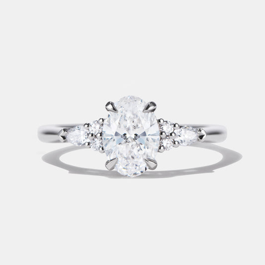 Olivia - 0.90ct Oval Diamond Engagement Ring