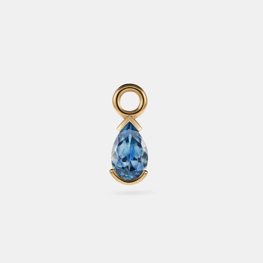 Pear Montana Sapphire Charm - 0.27ct