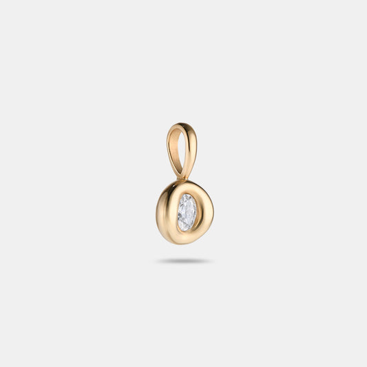 Pillow Pendant 0.21ct Oval Diamond