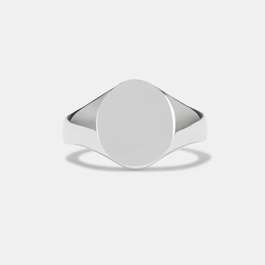 Pinky Signet Ring in Platinum