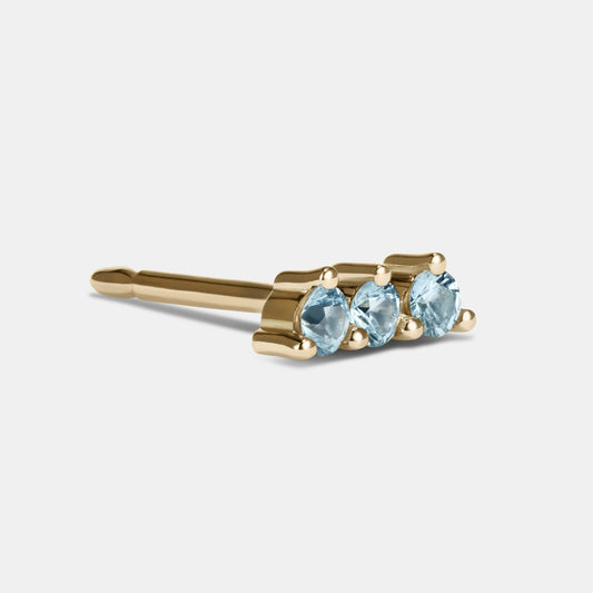 Single Petite Stud - Style No. 1 (Sapphire)