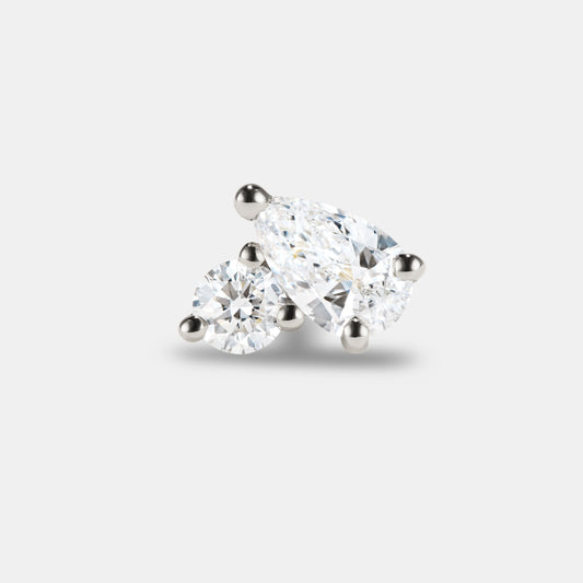 Single Petite Stud - Style No. 5 (Diamond)