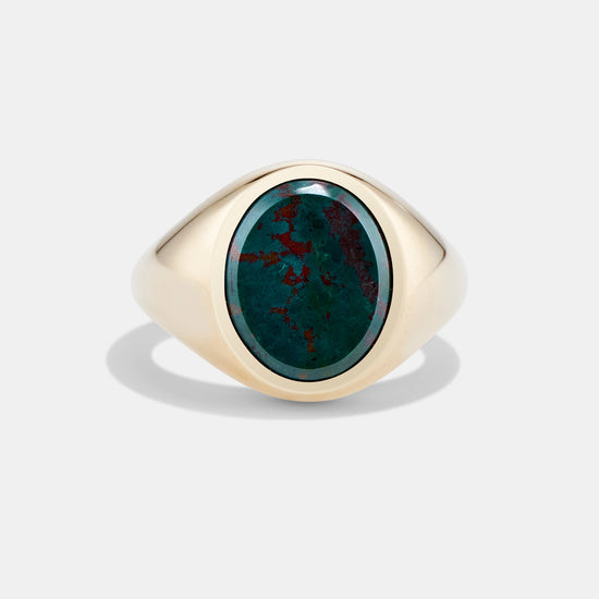 Antique Gold and Blood stone Signet Ring at 1stDibs | blood stone ring