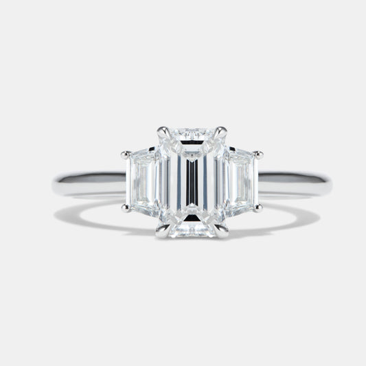 Sofia Diamond Three Stone Engagement Ring