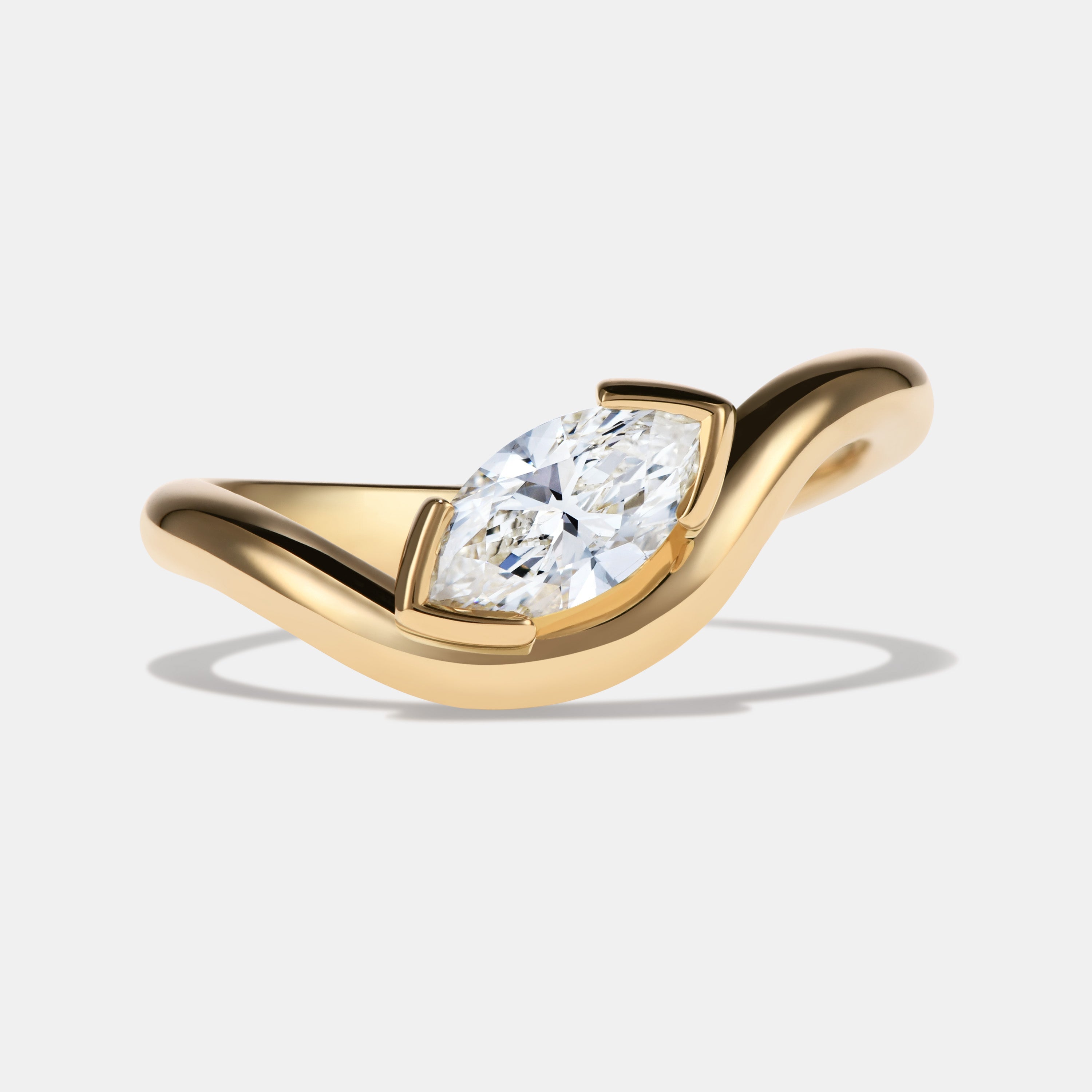Athena Lab Diamond Solitaire Engagement Ring