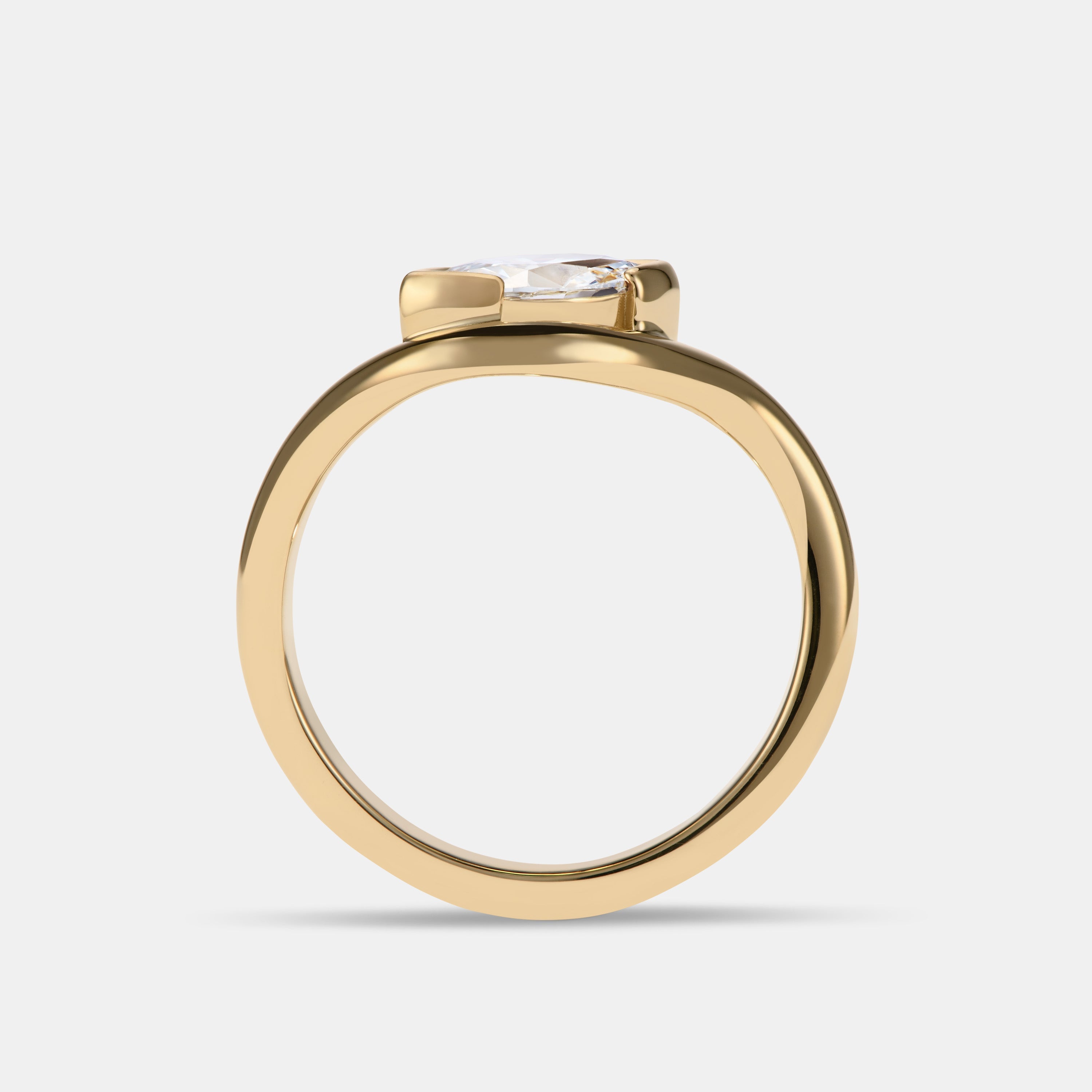 Athena Lab Diamond Solitaire Engagement Ring
