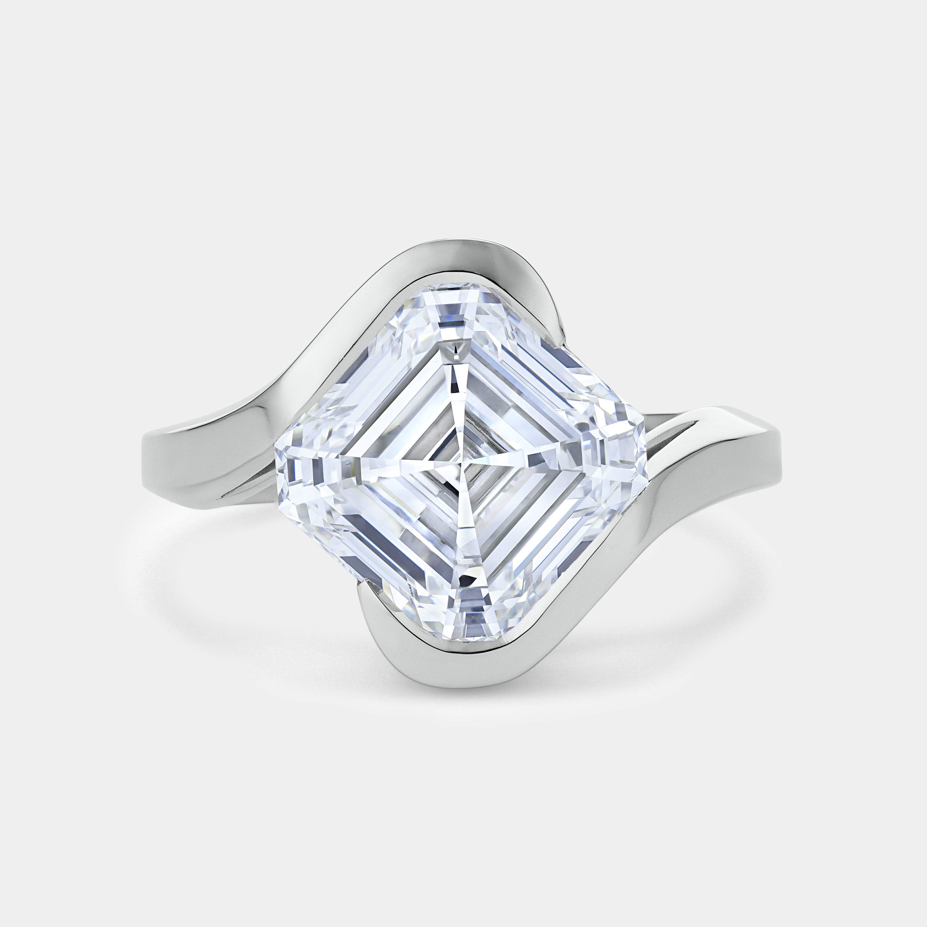 Ava Diamond Solitaire Engagement Ring