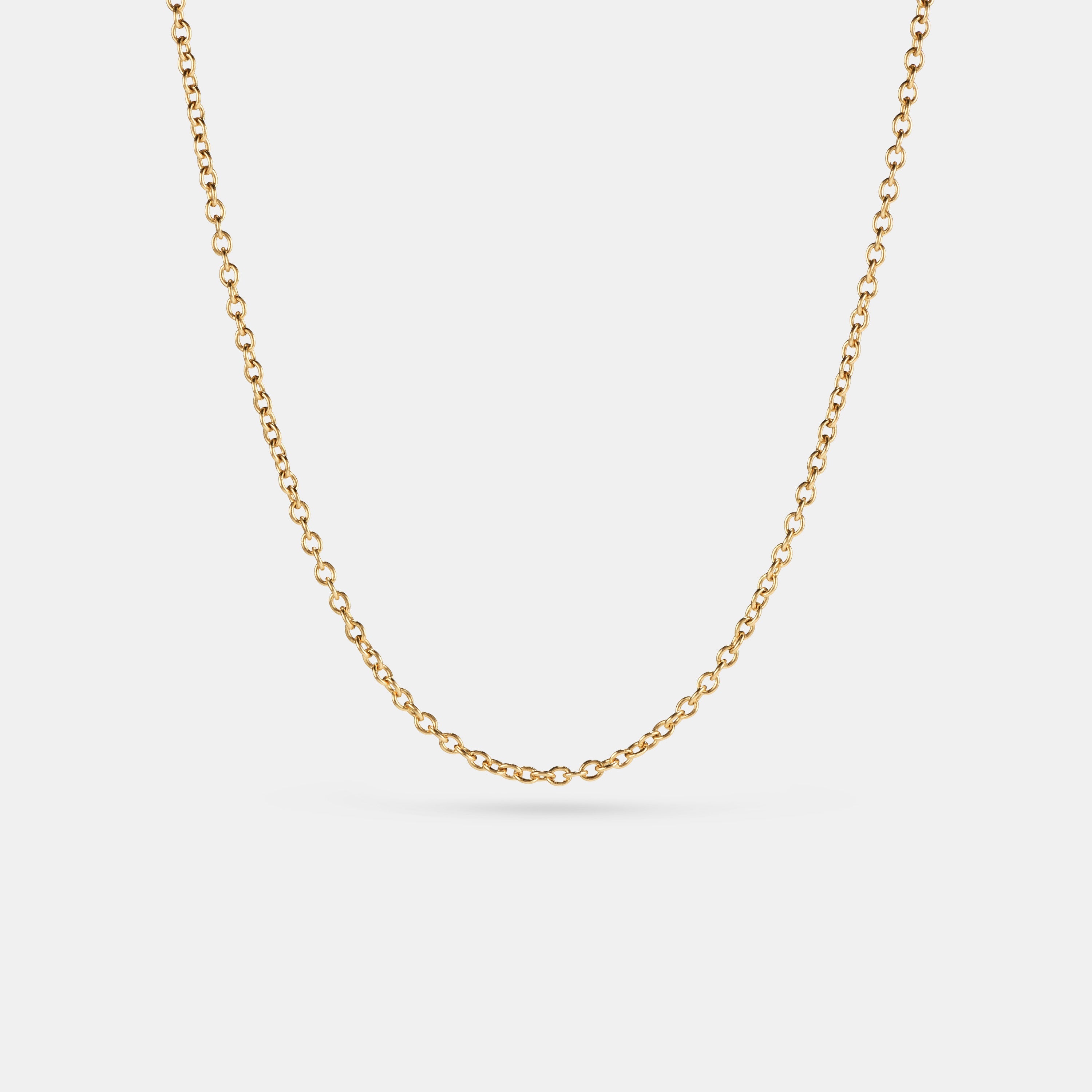 Cable Chain 18 Karat Yellow Gold