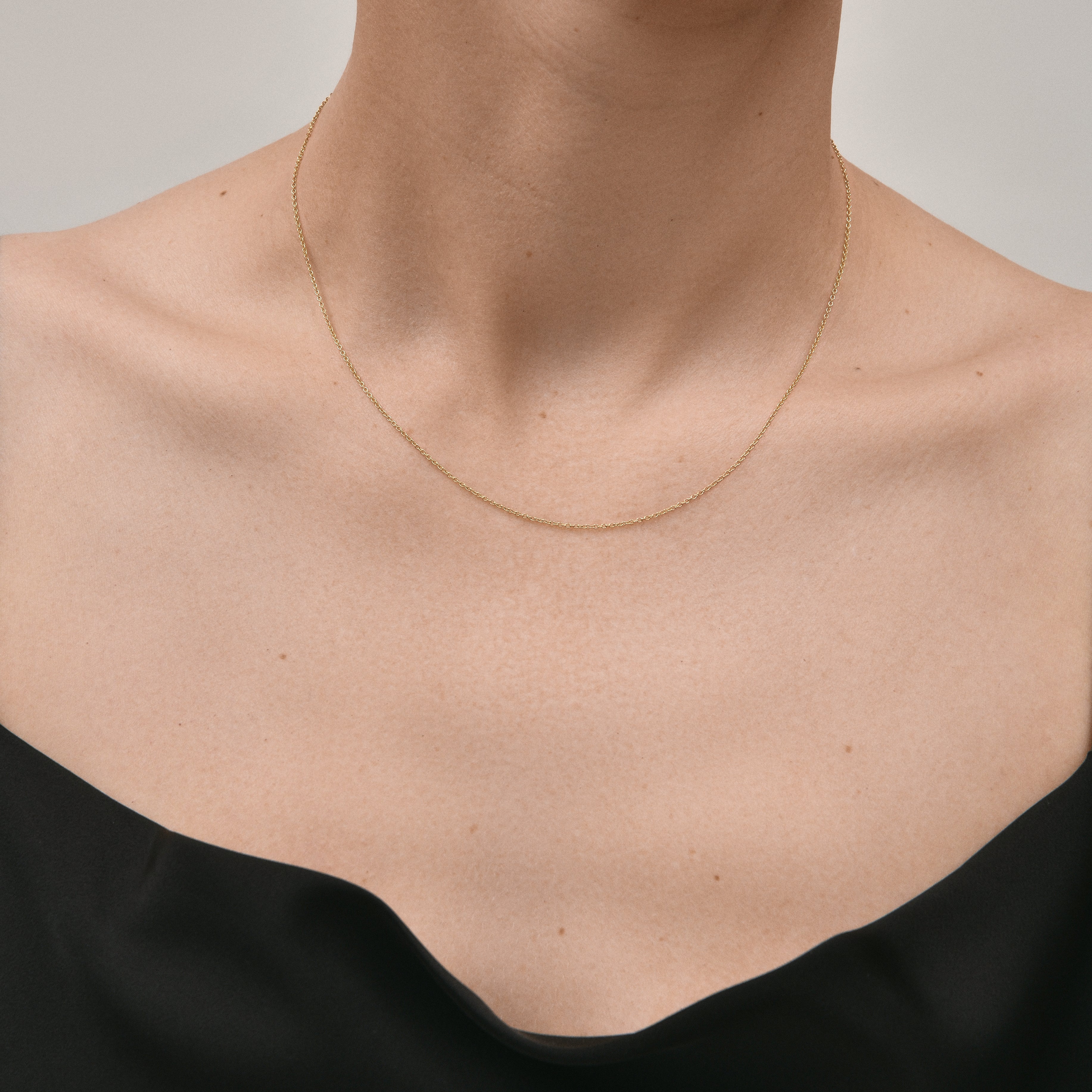 Cable Chain 18 Karat Yellow Gold