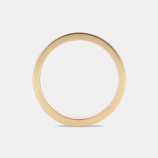 Cigar Carré Diamond Wedding Ring