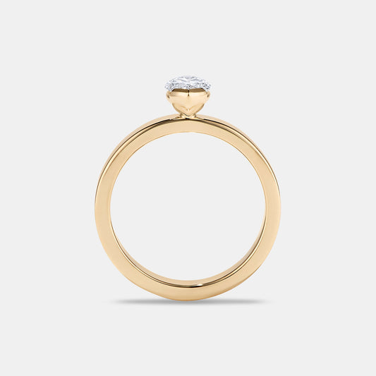 Clio Marquise Diamond Solitaire Engagement Ring