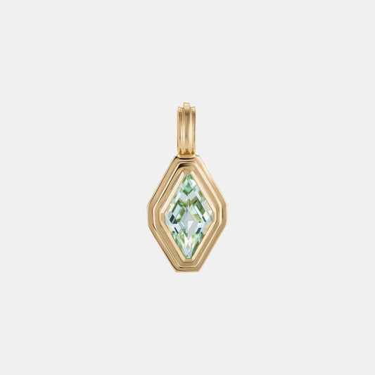 Contours Pendant - 1.46ct Lozenge Tourmaline