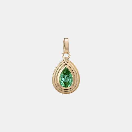 Contours Pendant - 2.14ct Pear Cut Tourmaline
