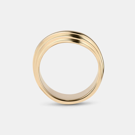 Contours Ring in Yellow Gold