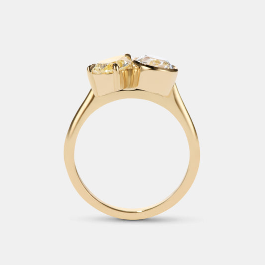 Dani Diamond Toi Et Moi Engagement Ring