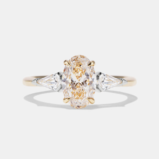 Delilah Diamond Three Stone Engagement Ring