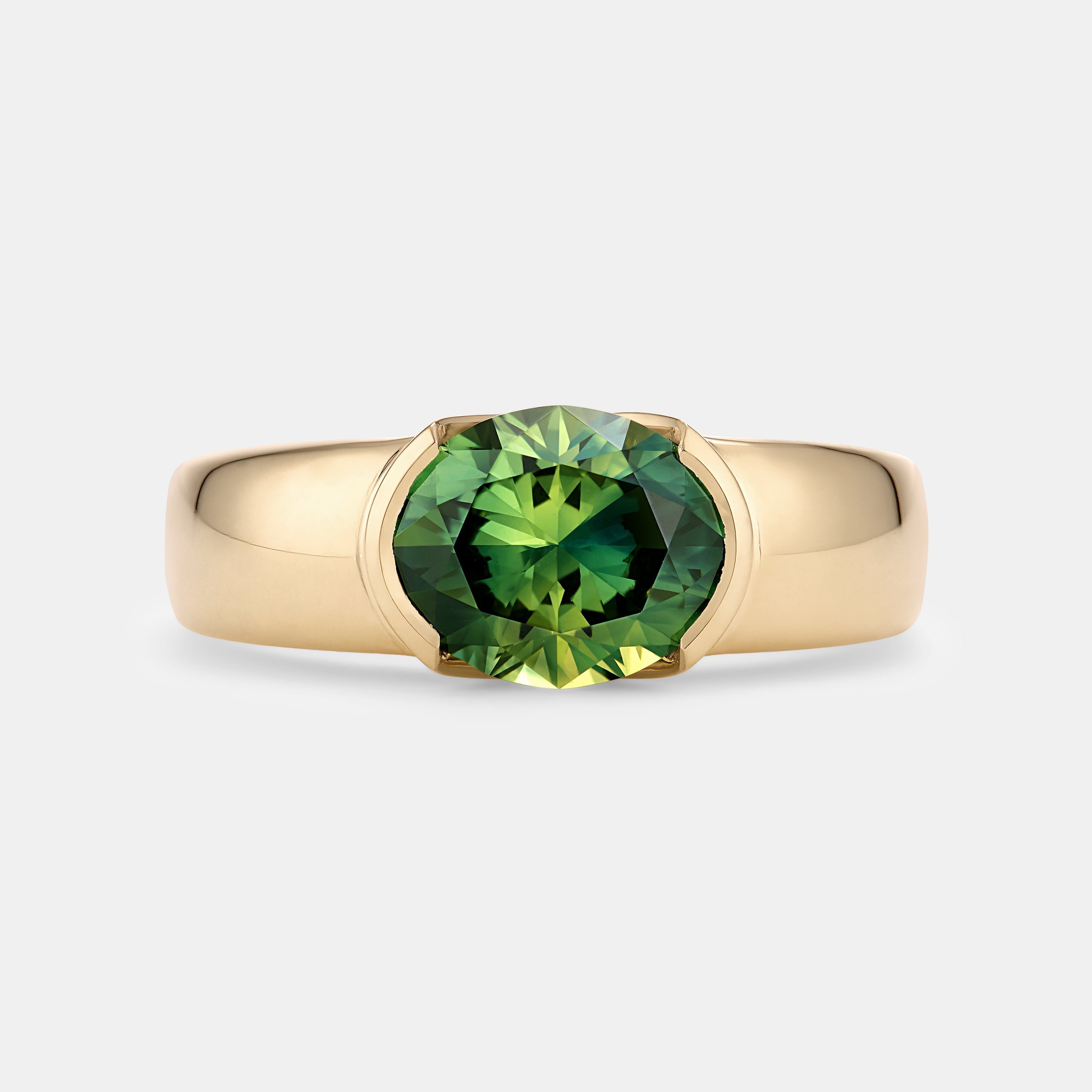 Dion Sapphire Solitaire Engagement Ring