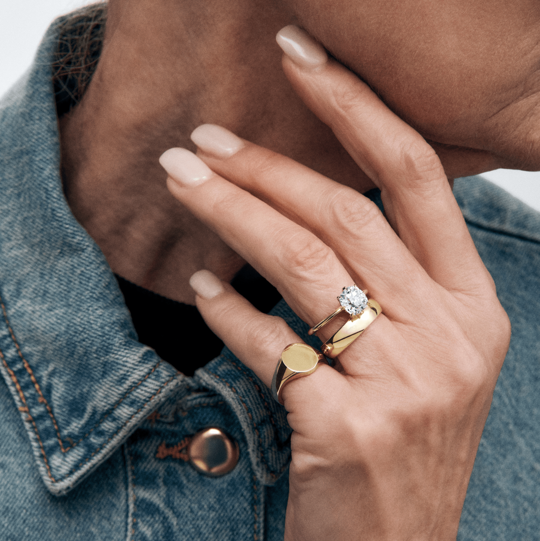 Elizabeth Lab Diamond Solitaire Engagement Ring