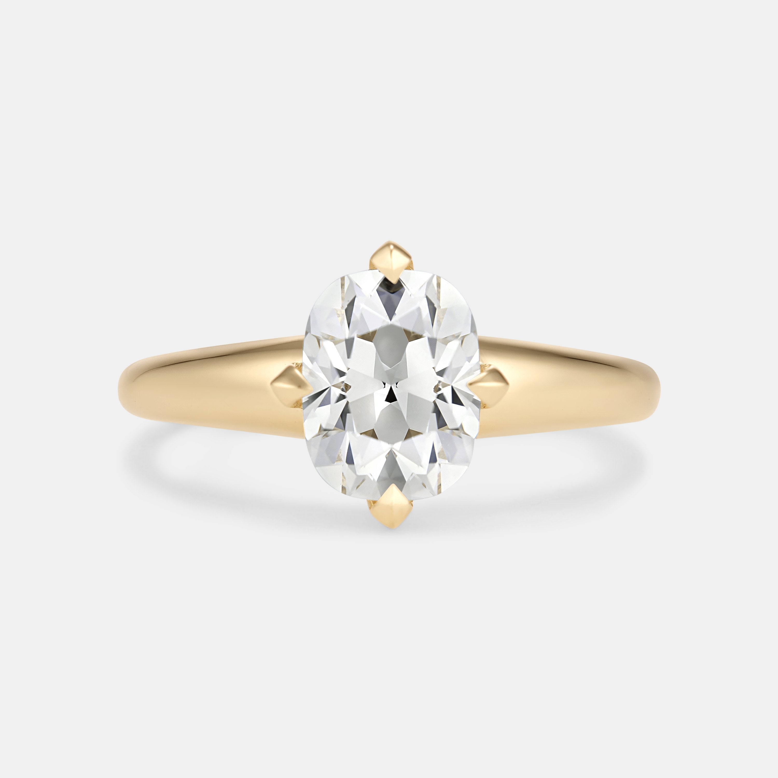 Eve Diamond Solitaire Engagement Ring