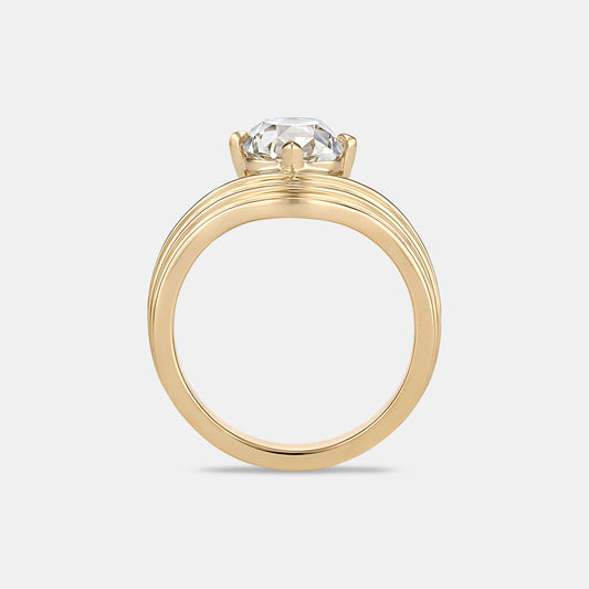 Frances 2.02ct Old Mine Diamond Solitaire Engagement Ring