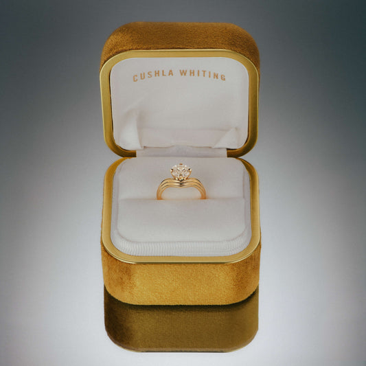 Frances Diamond Solitaire Engagement Ring