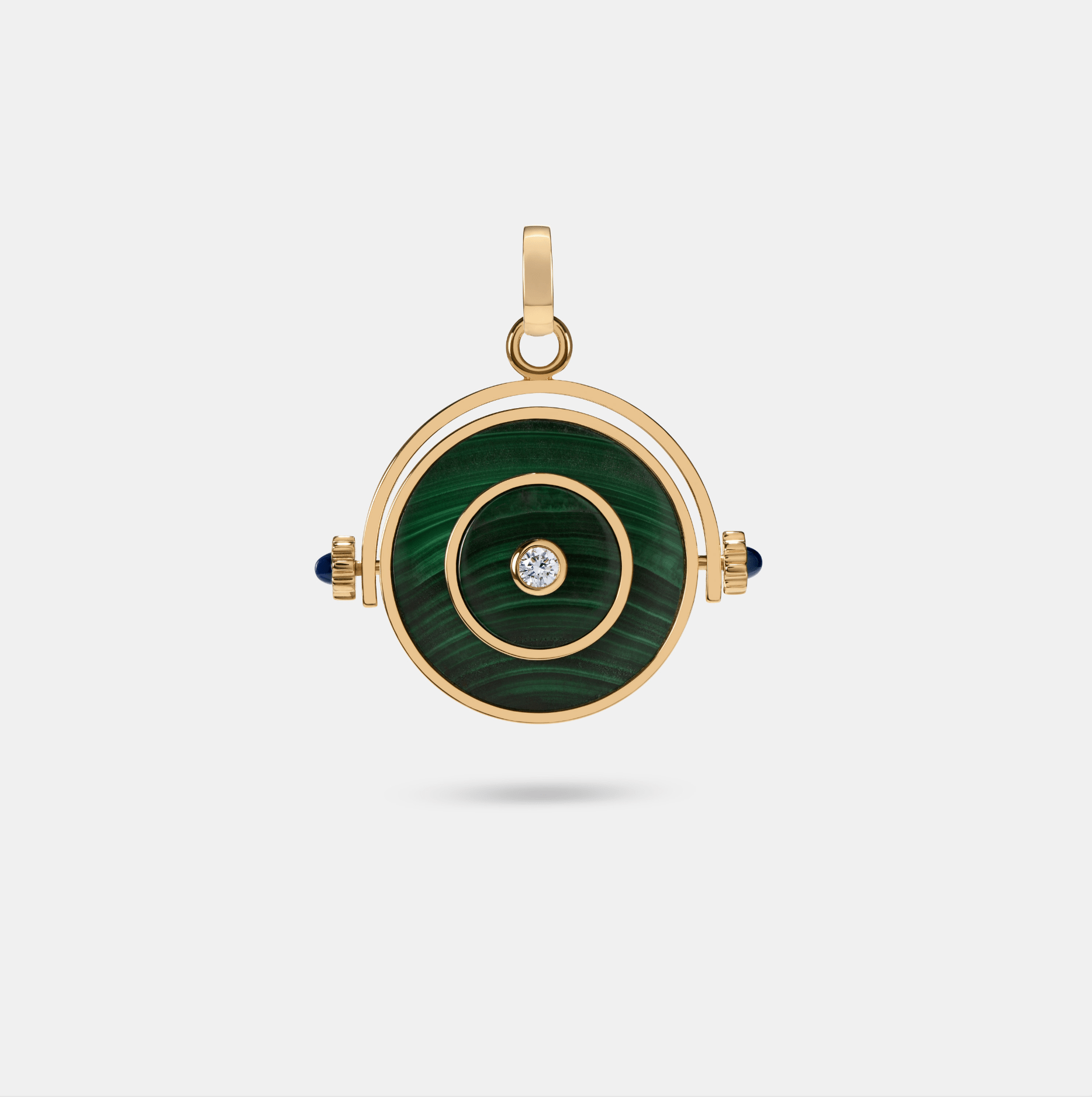 FUTURIST SPINNING PENDANT - MALACHITE