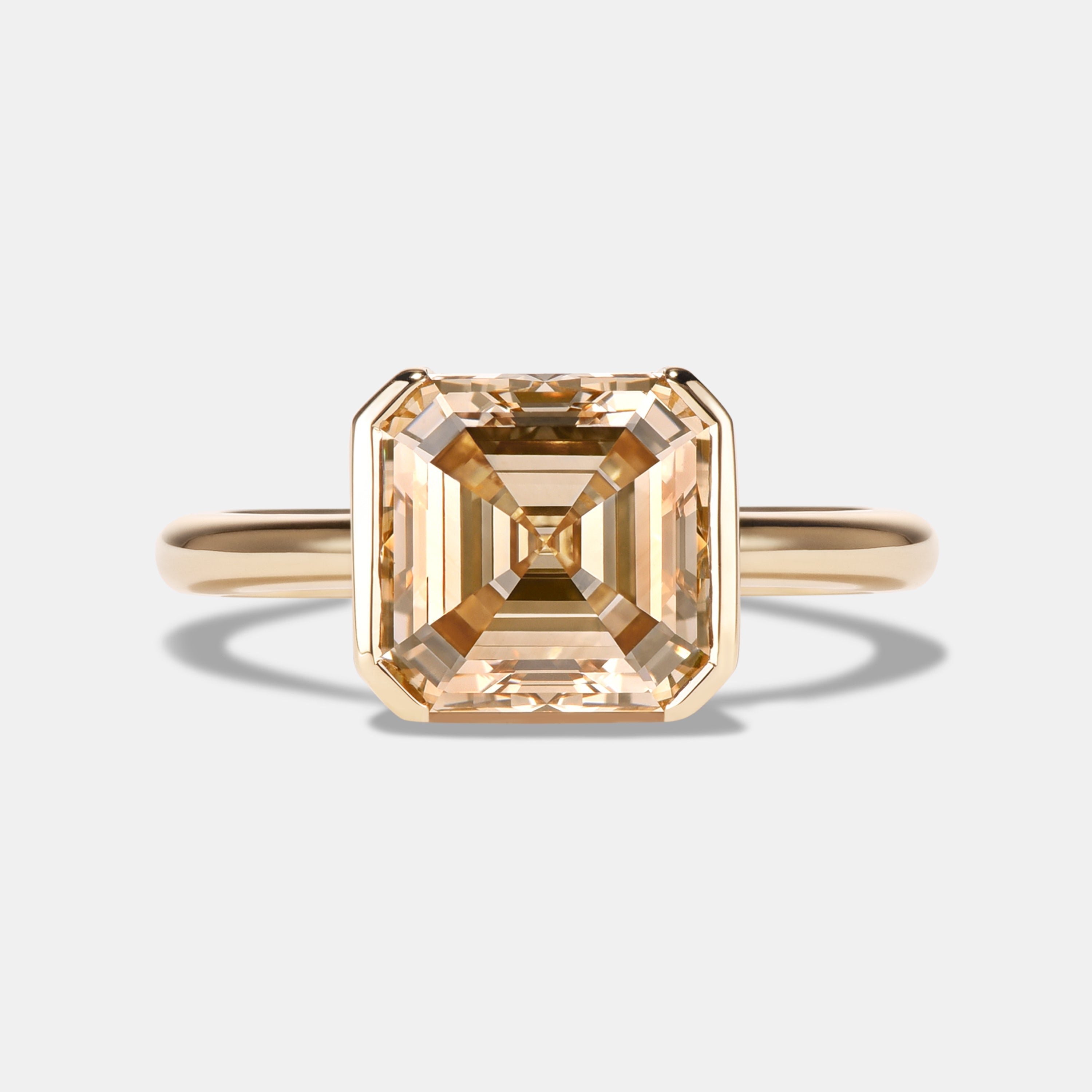 Iman Diamond Solitaire Engagement Ring