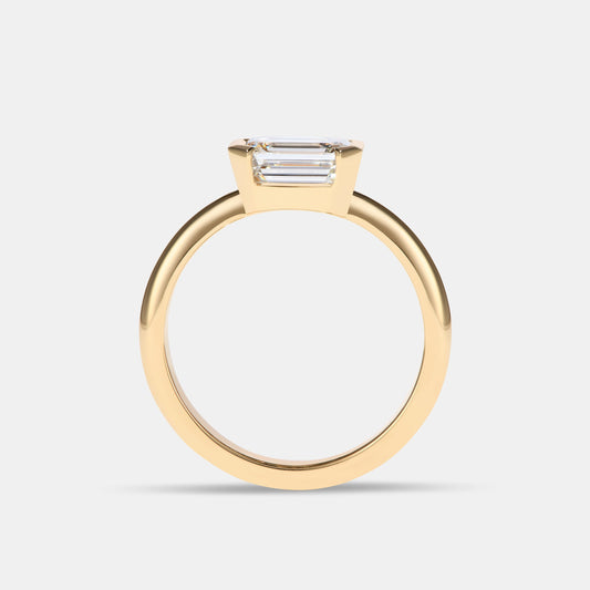 Iman Diamond Solitaire Engagement Ring