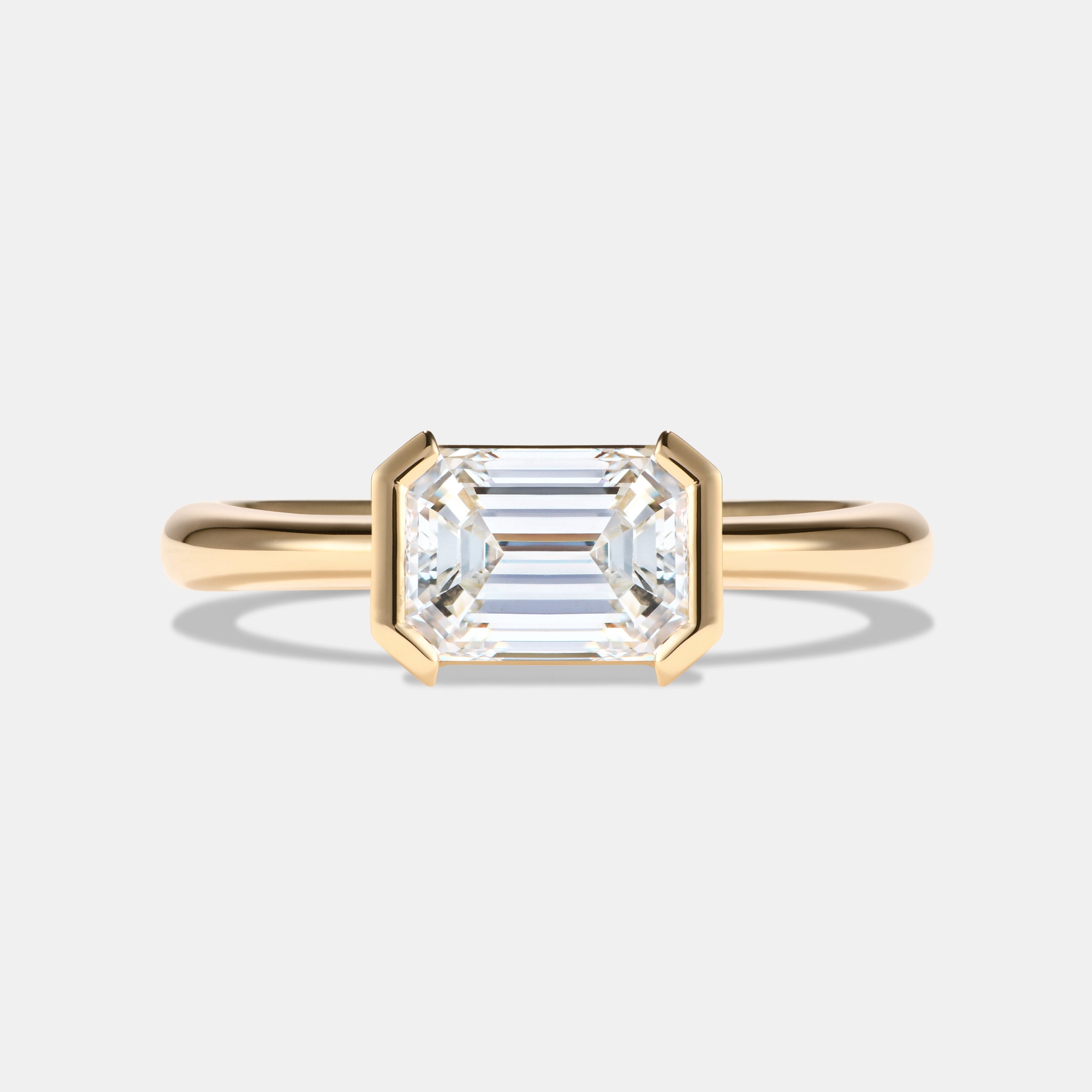 Iman Diamond Solitaire Engagement Ring