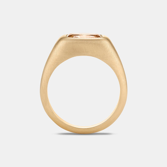 Marlowe 2.02ct Cushion Cut Champagne Diamond Engagement Ring