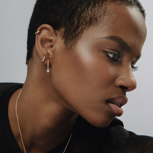 Mini Diamond Huggies