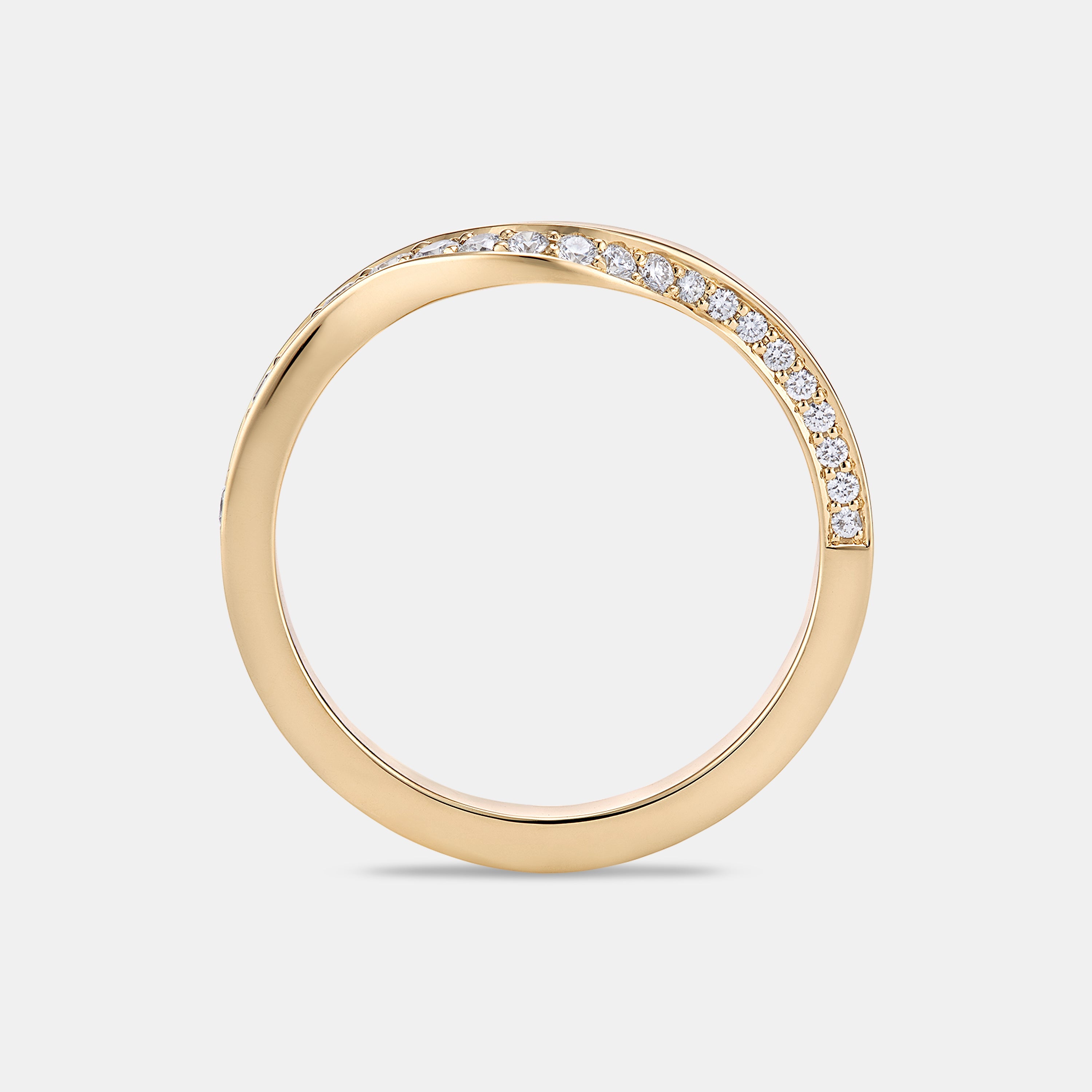 Mobius Diamond Wedding Ring
