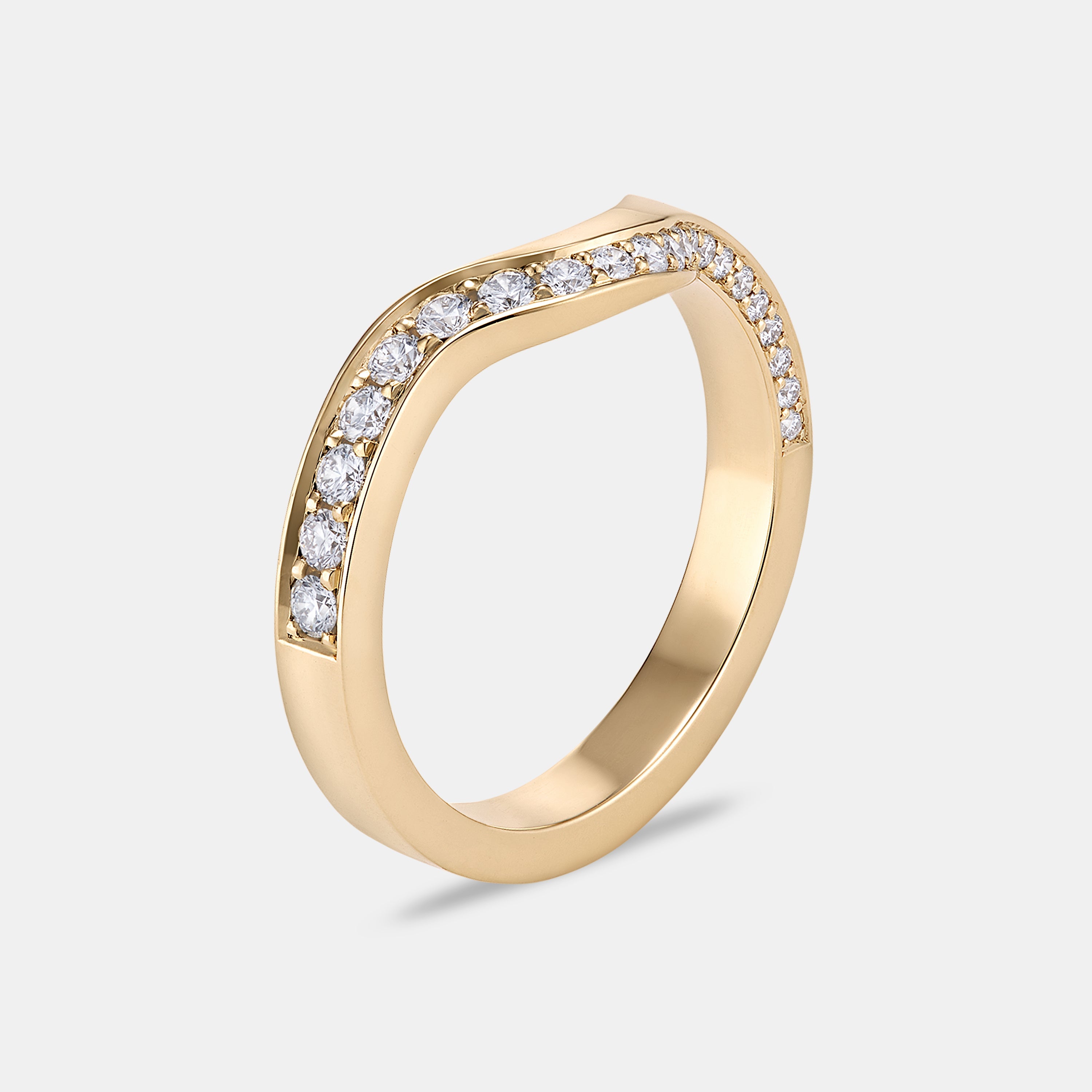 Mobius Diamond Wedding Ring