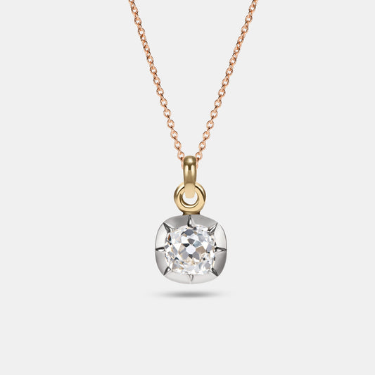 Old Mine Cut Georgia Pendant