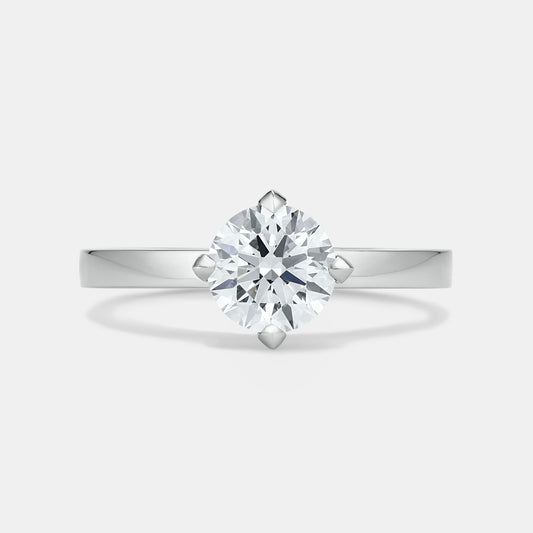 Pia Diamond Solitaire Engagement Ring