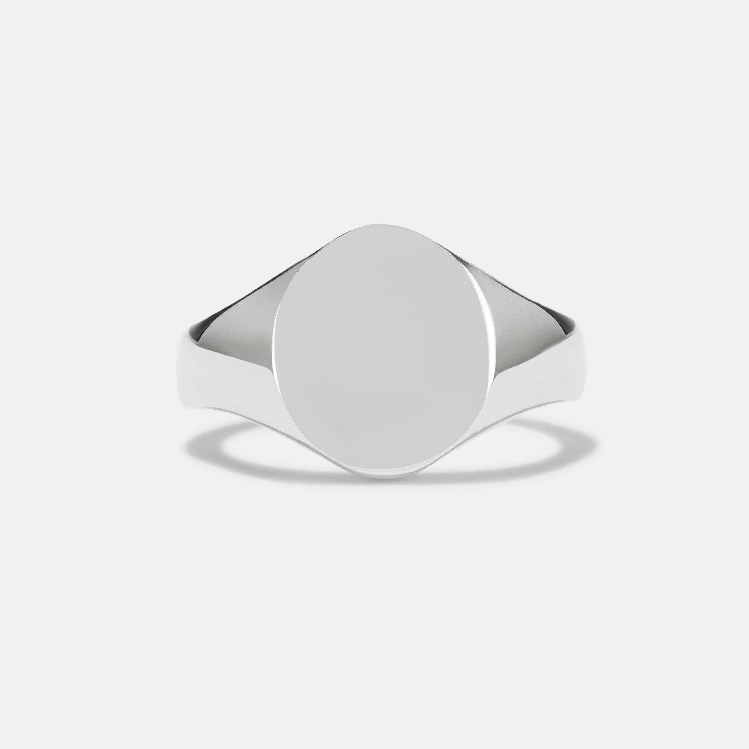 Pinky Signet Ring in Platinum