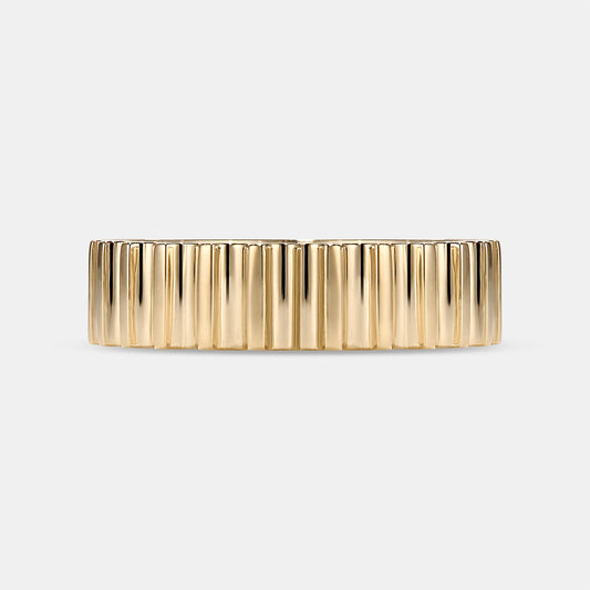 Roman Band in Yellow Gold