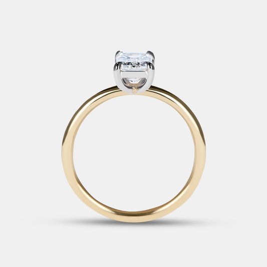 Selene - 1.01 Carat Emerald Cut Diamond Engagement Ring