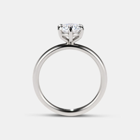 Selene 1.09ct Round Diamond Solitaire Engagement Ring