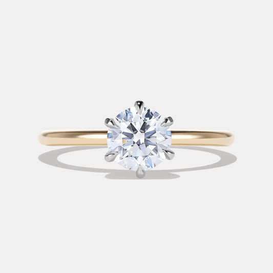 Selene Diamond Solitaire Engagement Ring