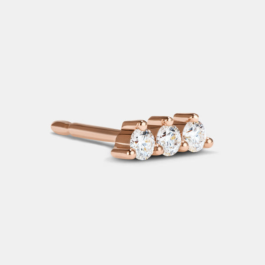 Single Petite Stud - Style No. 1 (Diamond)