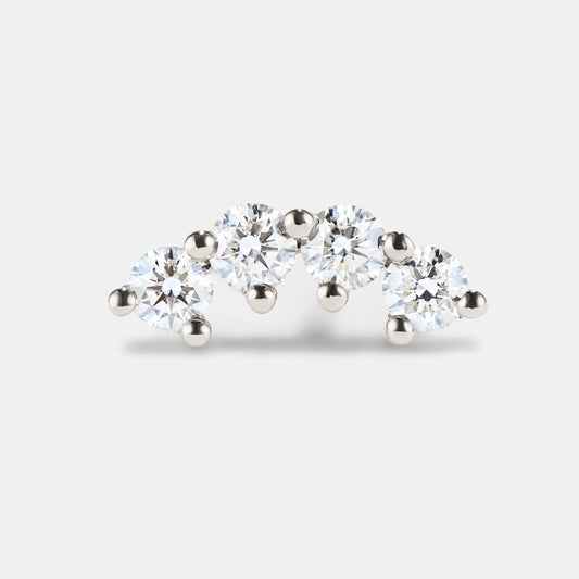 Single Petite Stud - Style No. 2 (Diamond)