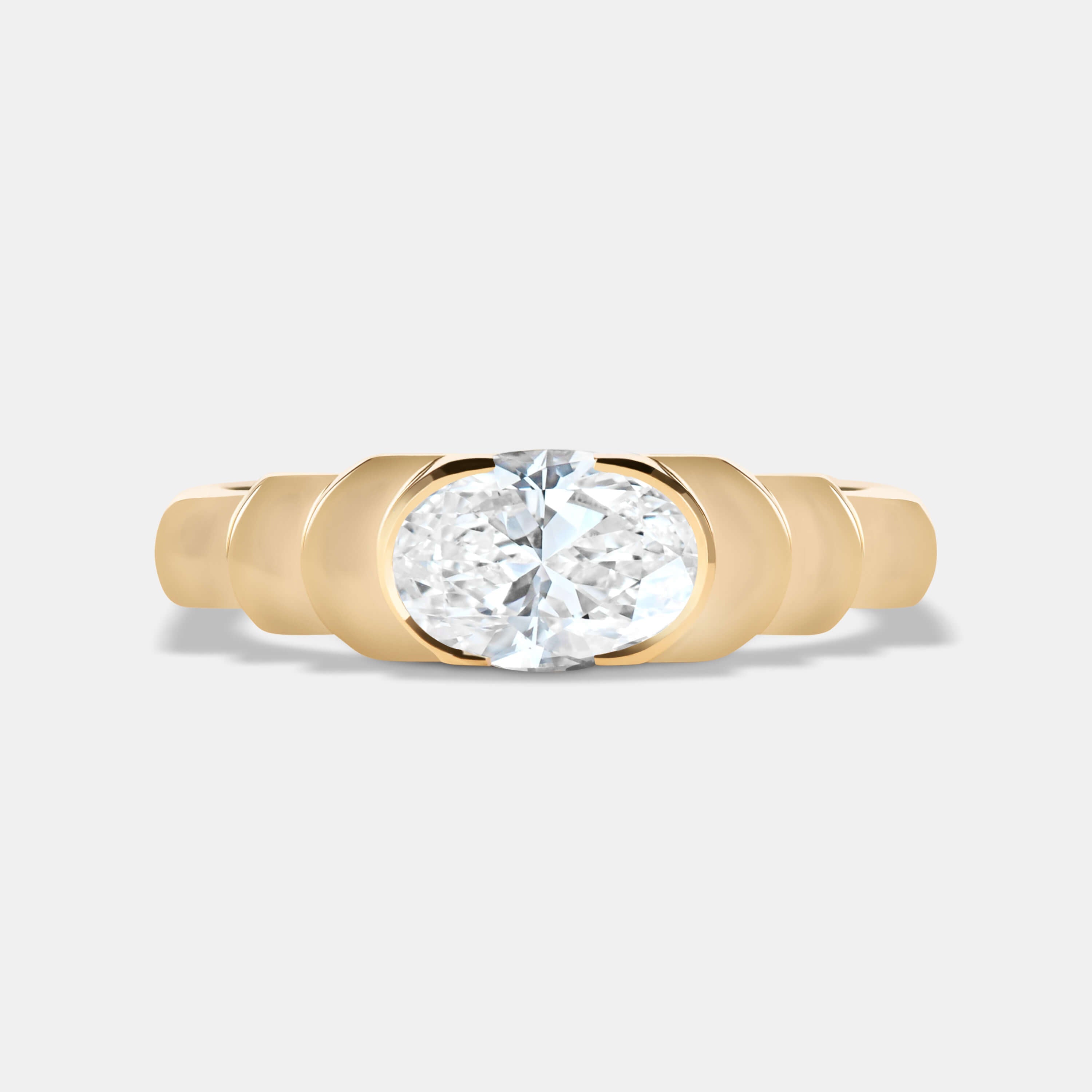 Skyline Lab Diamond Solitaire Engagement Ring
