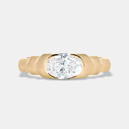Skyline Lab Diamond Solitaire Engagement Ring